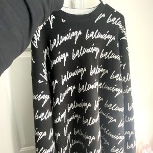BALENCIAGA SWEATER DRESS SIZE XL